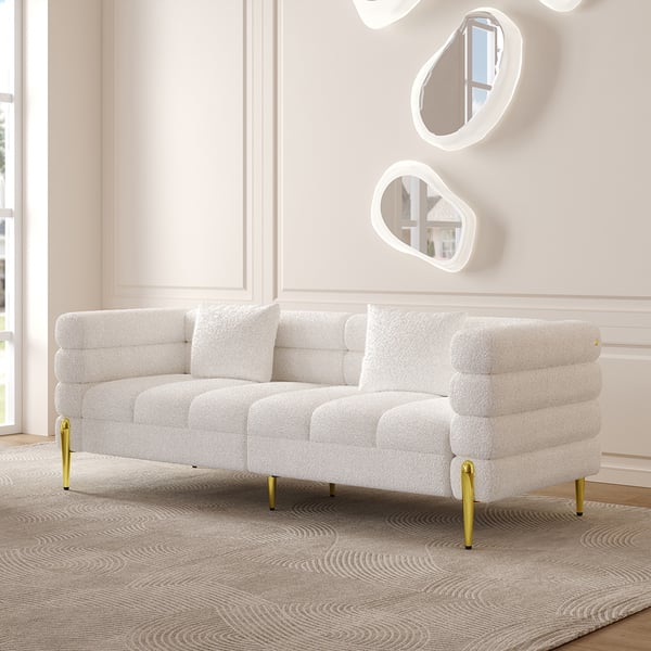 Phòng khách sang trọng ghế sofa thiết lập vải Velvet ghế sofa Modern Sectional Cover ghế sofa Recliner 1