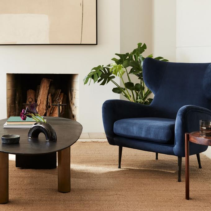 Modern Metal Top Glass Oval Coffee Table Nâu với chân thép không gỉ 8