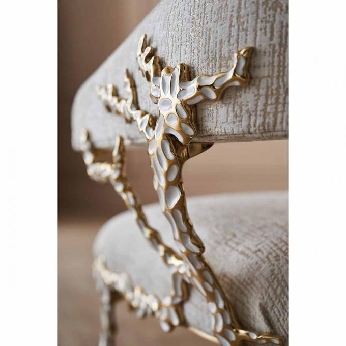 Metal Frame Velvet Leather Armchair Lounge Phòng khách Phòng khách 7