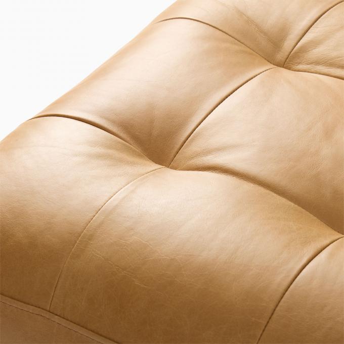 Ghế ghế dài vải nhung hiện đại với ghế Ottoman 3
