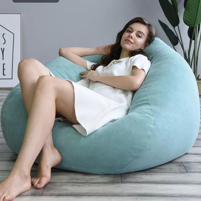 Ngoài trời 7ft Giant Bean Bag Lounge Chair Soft False Fur Fabric EPS Fill 17