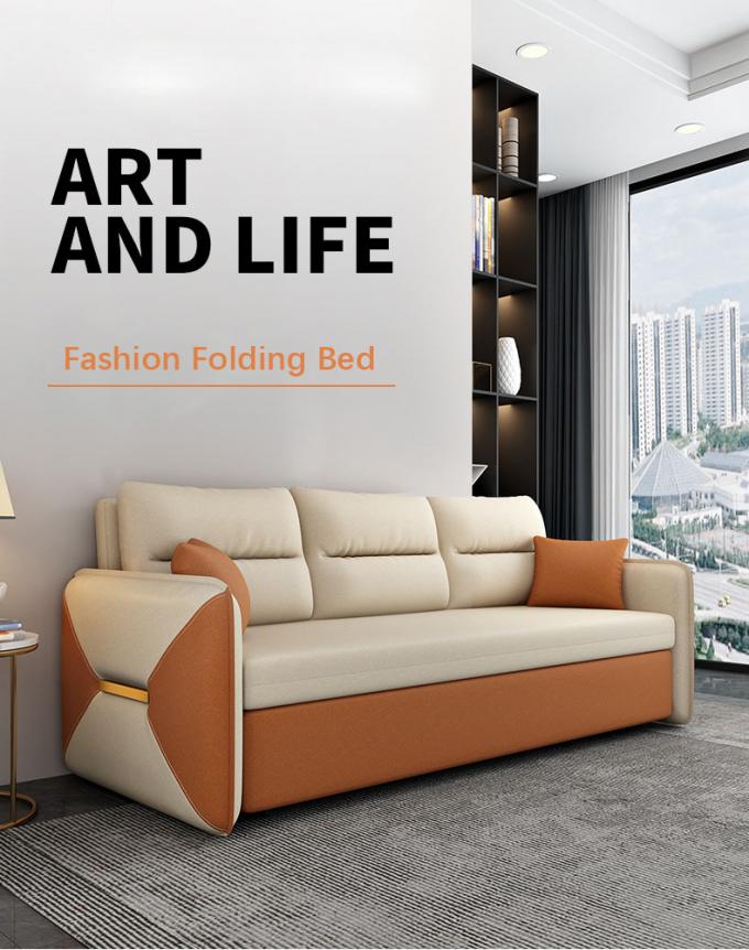 Đồ nội thất phòng khách Convertible ghế sofa giường Loveseat Sleeper Áo phủ 1