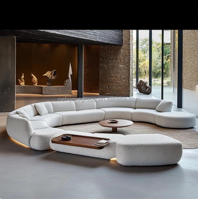 Phòng khách tối giản Sofa Thiết kế thời trang Ý Để thư giãn và thoải mái trong thời gian rảnh 1