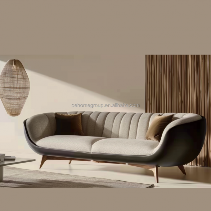 Gần đây 2 ghế 3 ghế sofa ánh sáng phòng khách sang trọng phòng khách Loveseat ghế sofa ghế sofa da 1