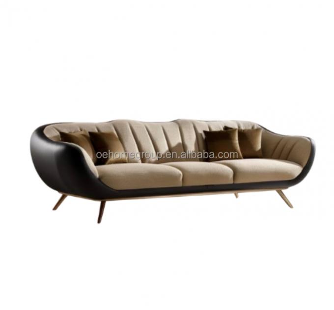Gần đây 2 ghế 3 ghế sofa ánh sáng phòng khách sang trọng phòng khách Loveseat ghế sofa ghế sofa da 3