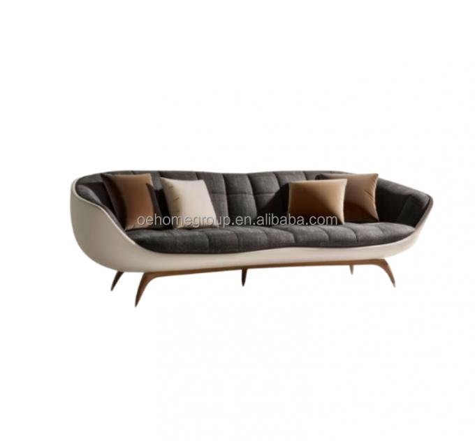 Gần đây 2 ghế 3 ghế sofa ánh sáng phòng khách sang trọng phòng khách Loveseat ghế sofa ghế sofa da 4