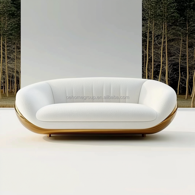 2 Chiếc ghế sofa kiểu Ý đồ nội thất nhà thiết kế hiện đại đồ nội thất phòng khách sang trọng 4