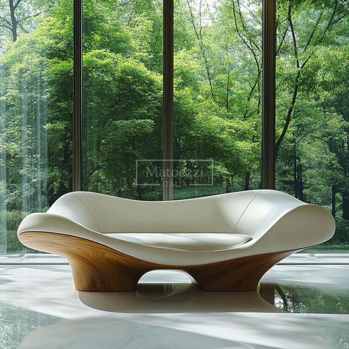 Phòng Khách / Nội Thất Gia Đình Bộ Ghế Sofa Văn Phòng Mô-đun Hai Chỗ Ngồi Hiện Đại Bằng Gỗ Da Trang Trí Nhà Ở Sang Trọng 4