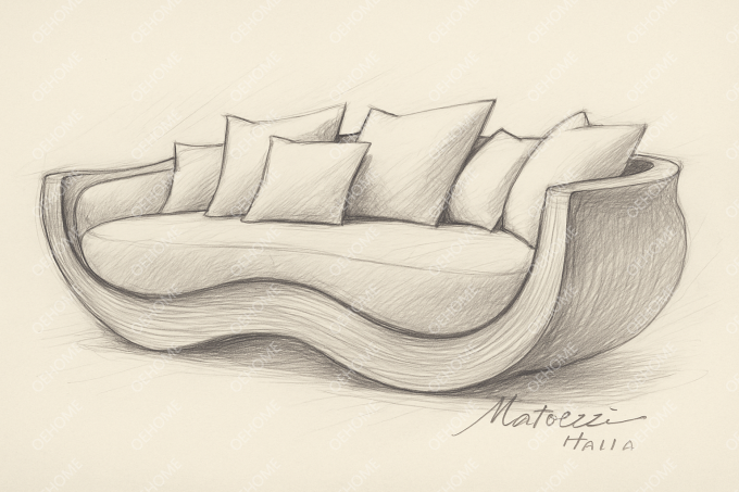 Đồ nội thất vườn cong phòng khách ghế sofa gỗ với thiết kế hiện đại và tùy chỉnh tùy chọn 1