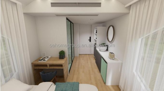 Nhà lắp ghép hoàn chỉnh tùy chỉnh Nhà lắp ghép nhỏ cho phòng bảo vệ Bộ nhà lắp ghép 11