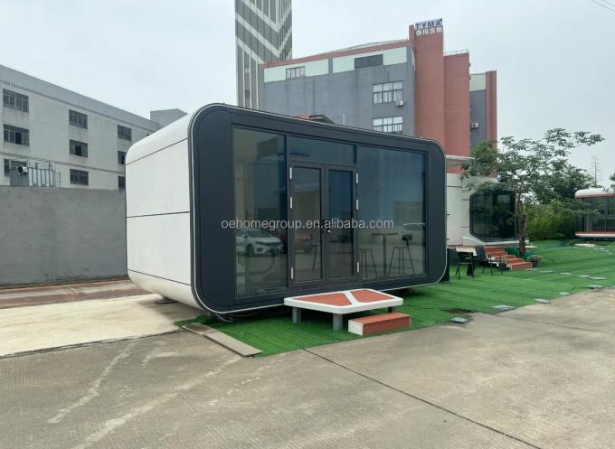 Nhà lắp ghép hoàn chỉnh tùy chỉnh Nhà lắp ghép nhỏ cho phòng bảo vệ Bộ nhà lắp ghép 14