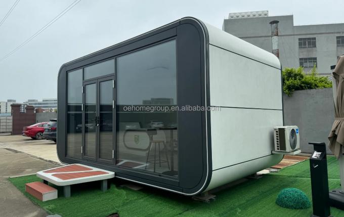 Nhà lắp ghép hoàn chỉnh tùy chỉnh Nhà lắp ghép nhỏ cho phòng bảo vệ Bộ nhà lắp ghép 20