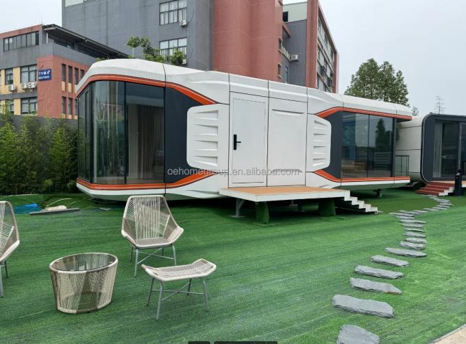 Nhà lắp ghép hoàn chỉnh tùy chỉnh Nhà lắp ghép nhỏ cho phòng bảo vệ Bộ nhà lắp ghép 21