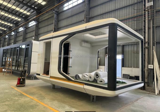 Nhà lắp ghép hoàn chỉnh tùy chỉnh Nhà lắp ghép nhỏ cho phòng bảo vệ Bộ nhà lắp ghép 23