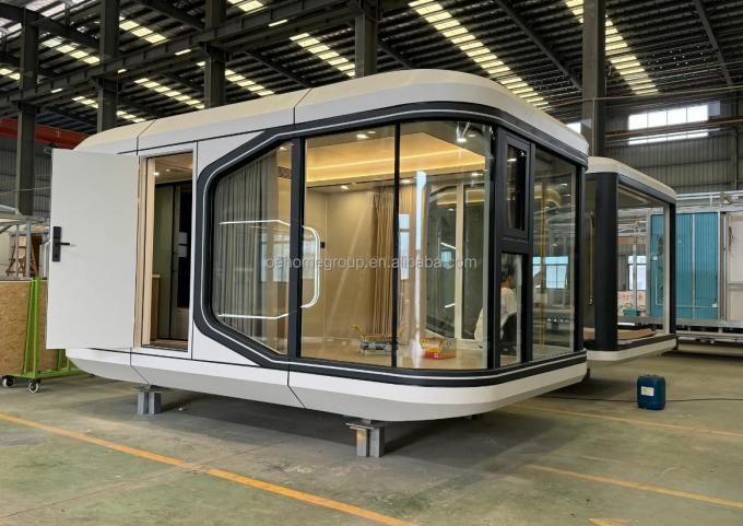 Nhà lắp ghép hoàn chỉnh tùy chỉnh Nhà lắp ghép nhỏ cho phòng bảo vệ Bộ nhà lắp ghép 25