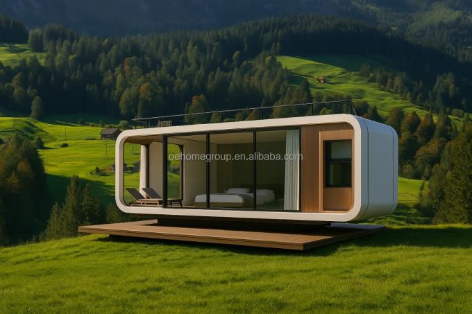Ống thắt âm OEM ODM Mô-đun Văn phòng tư nhân Pods ngoài trời Capsule cho sân vườn bên ngoài 7