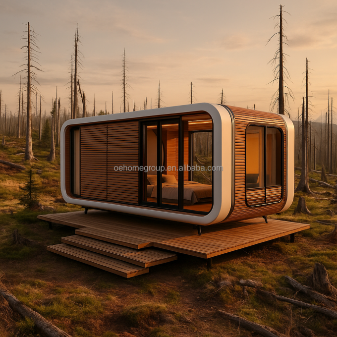 Tây Ban Nha Khách sạn Space Capsule House 5 Star Steel Buildings Space Capsule Container Houses Nhà thương mại Space Capsule 2