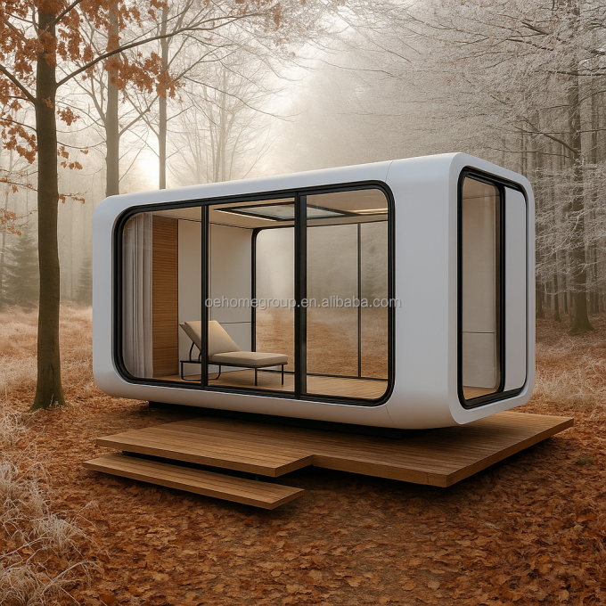 Tây Ban Nha Khách sạn Space Capsule House 5 Star Steel Buildings Space Capsule Container Houses Nhà thương mại Space Capsule 5