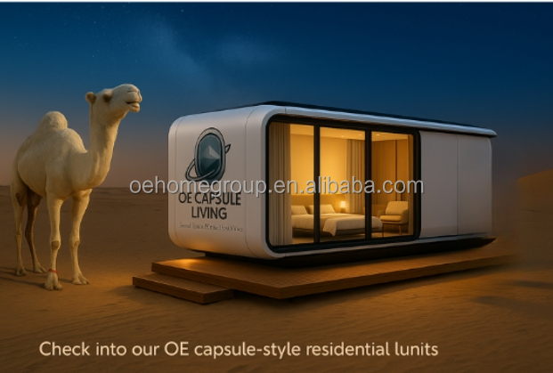 Nhà Capsule Villa Khách sạn Di động Nhà nhỏ Mô-đun Hiện đại Nhà lắp ghép Nhà Capsule 4