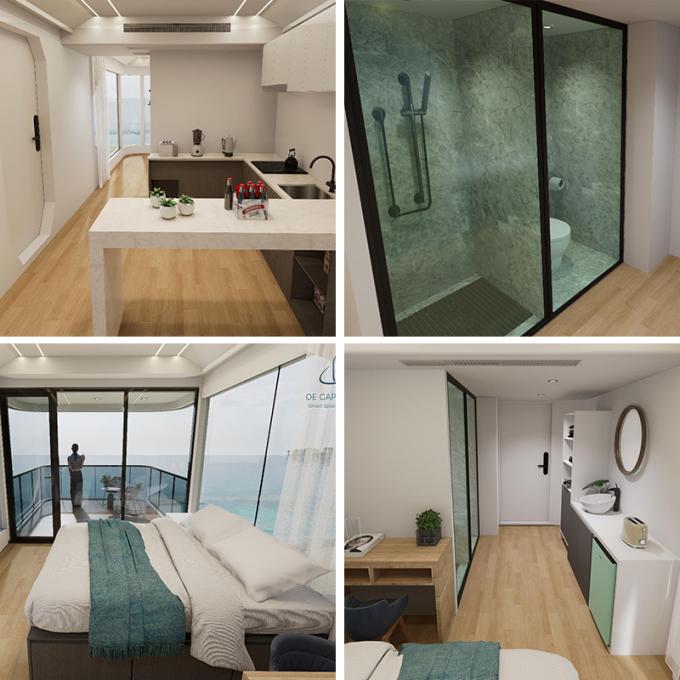 Nhà cabin có thể tháo rời Công viên Nhà vườn di động Với mái che Nhà kho ngoài trời di động cho vườn 3