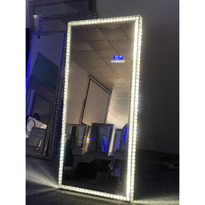 Led Light Up Full Length Floor Mirror For Bedroom Salon Vanity Crystals (Thiên cầu sàn đầy đủ chiều dài cho phòng ngủ)