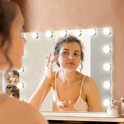 Trang điểm Hollywood Mirror 80 X 60 Lòng sạc Vanity Mirror