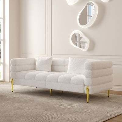 Phòng khách sang trọng ghế sofa thiết lập vải Velvet ghế sofa Modern Sectional Cover ghế sofa Recliner