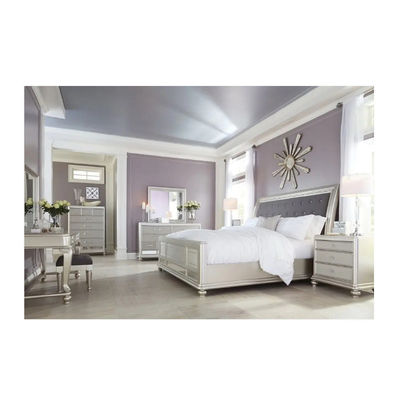 ODM Phòng ngủ gương Set King Full Size Platform Bed Home Furniture