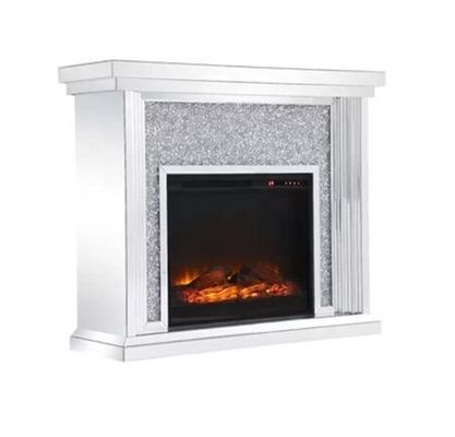 Kết thúc Crystal Mirrored Fireplace Console Bàn Nhà trang trí ODM