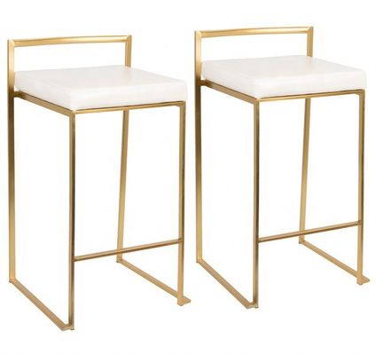 Nhà hàng công nghiệp Bar Stools Metal Counter 24 Inch Đồ nội thất khách sạn
