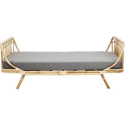 Rattan Cane Double Bed Frame Thiết bị phòng ngủ cho khách sạn Nhà hàng và bữa tiệc