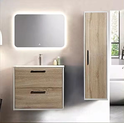Tường lắp đặt phòng tắm nhỏ vanity bồn rửa 600mm tùy chỉnh