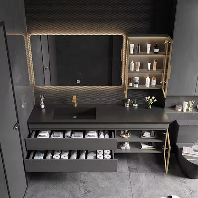 Phòng quần áo phòng tắm nổi Vanity Toilet Sink Unit