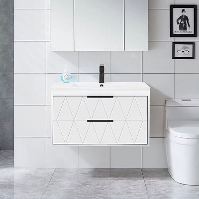 Đơn vị Vanity phòng tắm nổi màu trắng tùy chỉnh 500mm