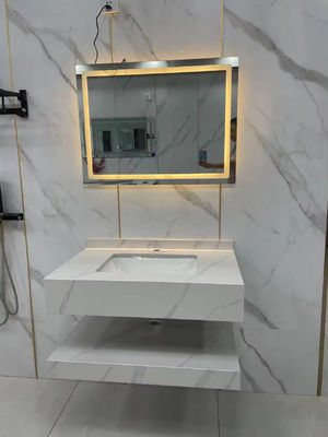 Shallow LED Mirror Tủ quần áo Vanity 500mm High End