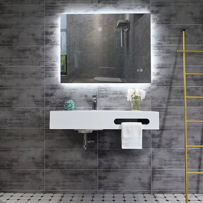 ODM tường treo 36 Inch phòng tắm Vanity Corner bồn rửa