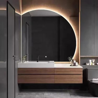 Plywood phòng tắm hiện đại Vanity 60 Inch Single Toilet Sink