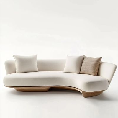 Vật liệu độn BỌT sang trọng Phòng khách Vải Sofa Nhung Bọc Ghế Sofa Góc cho Nhà Khách Sạn và Thiết kế Cuối