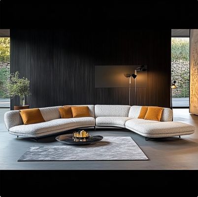 Phòng khách tối giản Sofa Thiết kế thời trang Ý Để thư giãn và thoải mái trong thời gian rảnh