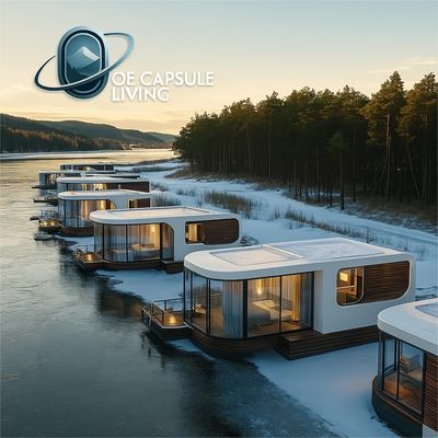 20/40ft phong cách Trung Quốc mô-đun Prefab Tiny House Container Thép vật liệu Cabin Cho khách sạn sử dụng văn phòng