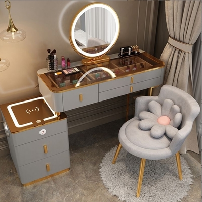 Đồ nội thất thông minh hiện đại đơn giản đa chức năng hoàng hậu bàn ăn bên tủ hời với gương ghế thông minh bàn