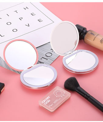 Nhận được cái nhìn hoàn hảo ở bất cứ đâu gương đi du lịch đèn LED với túi và điều khiển cảm ứng