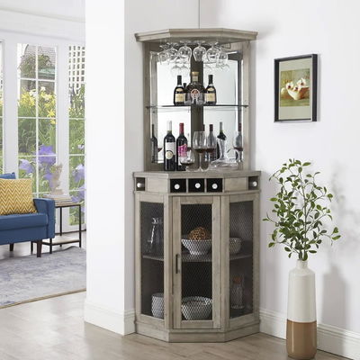 Hộp gỗ góc rượu vang quầy bar tủ kệ đồ nội thất nhà