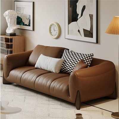 Italian Genuine Leather Sectional Recliner Sofa Set Mô-đun nội thất phòng khách