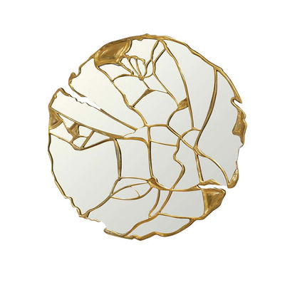 Full Length Hanging Brushed Brass Mirror 100x200cm trang trí