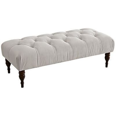 Bàn Ottoman trong nhà Vải nhung Hồng Đỏ Xanh