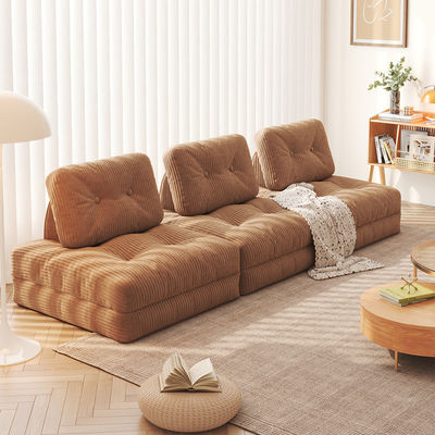 Nằm Convertible phần ghế sofa giường ghế sofa Tatami với vải nhung