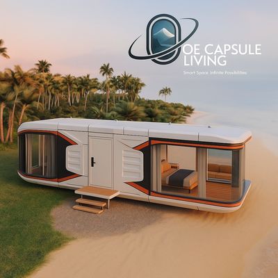 Nhà Prefab Khách sạn sang trọng biệt thự mô-đun 2 phòng ngủ Nhà Prefab Xây dựng trước Không gian khoang Cabin Prefab