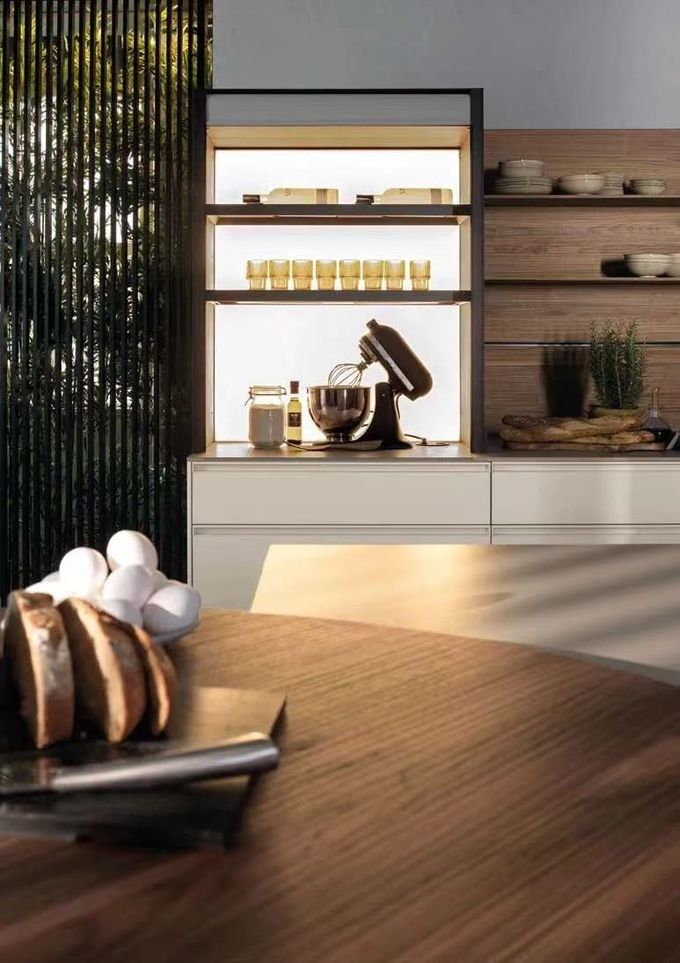 Các giải pháp tủ góc mô-đun nhôm tủ bếp melamine 1