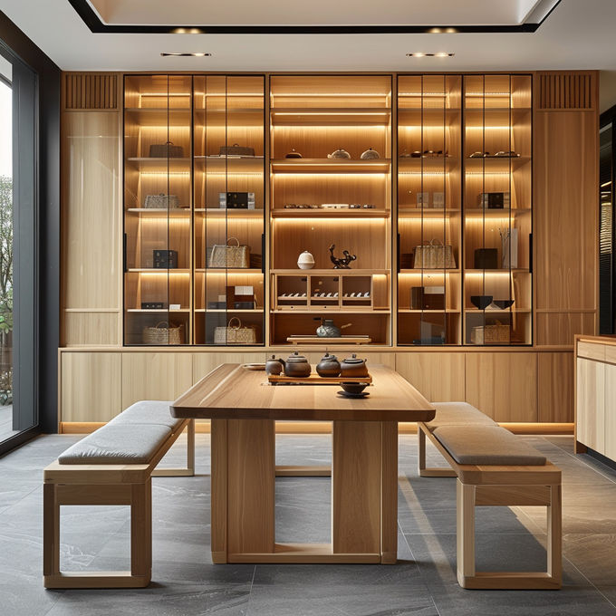 Melamine Solid Wood Lacquer Xây dựng Tủ quần áo Tủ quần áo Solution Home Storage. 0